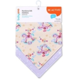 Нагрудник-хустинка BabyOno Коники, 2 шт. (879/15) - Pampik - 2