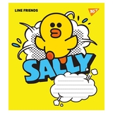 Зошит загальний Yes Line Friends, А5, в косу лінію, 12 аркушів (766308) - Pampik - 2