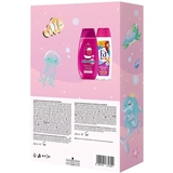 Набір Kids Girl: Шампунь-бальзам Schauma Kids з соком малини 250 мл + Гель-шампунь для душу Fa Kids Underwater Fantasy 250 мл - Pampik - 5