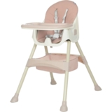 Стільчик для годування Bambi M 4136-2 Pink, рожевий (21593) - Pampik
