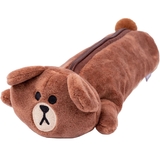 Пенал мягкий Yes Line Friends Brown, 30х9 см, коричневый (533373) - Pampik