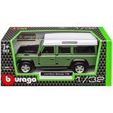Автомодель Bburago Land Rover Defender 110 1:32 зеленый (18-43029) - Pampik - 4