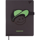 Дневник школьный Yes PU твердый Cool dude, неоновая печать, фигурный клапан (911477) - Pampik