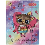 Папка для зошитів ZiBi Kids Line Owl на резинці В5+ (ZB.14982) - Pampik