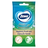 Серветки вологі Zewa Moist HA Fresh-To-Go Protect, 10 шт. - Pampik - 2