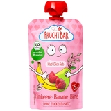 Фруктове пюре FruchtBar Малина, банан і груша, 100 г - Pampik