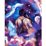 Картина за номерами ZiBi Kids Line Космічна романтика 40х50 см (ZB.64010) - Pampik