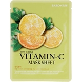 Тканинна маска для обличчя Baroness Vitamin C Mask Sheet, 25 мл - Pampik