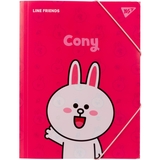 Папка Yes Line Friends Cony, A4, на резинці (492097) - Pampik