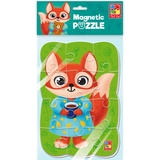 Магнітні пазли Vladi Toys Лисиця, 12 елементів (VT3205-92) - Pampik - 2
