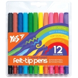 Фломастеры Yes Erudite, 12 цветов (650459) - Pampik