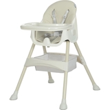 Стільчик для годування Bambi M 4136-2 Ice Gray, сірий (23660) - Pampik