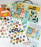 Настольная обучающая игра Умняшка Мой планер с многоразовыми наклейками, 72 шт. (КП-010) - Pampik - 3