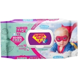 Влажные салфетки Super Baby SuperPack, ромашка и алоэ, 72 шт. - Pampik