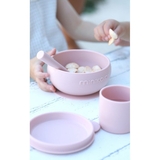 Набір для годування MinikOiOi BLW Set I Pinky Pink силіконовий (101070055) - Pampik - 2