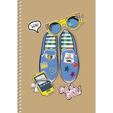 Тетрадь для записей Student Для девушки, А5, в клеточку, спираль, 96 листов (A5-SC-096-6115K) - Pampik