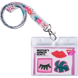 Бейдж Yes Tropic Party на стрічці, горизонтальний (940239) - Pampik