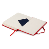 Книга записна Axent Partner A6- в клітинку 96 аркушів червона (8301-03-A) - Pampik - 5