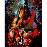 Картина за номерами ZiBi Art Line Музика на двох 40х50 см (ZB.64195) - Pampik