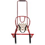 Санки Vitan Лайка зі спинкою червоні (2030058) - Pampik - 3