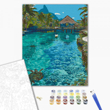 Картина по номерам ArtCraft Рай на земле 40x50 см (10578-AC) - Pampik - 4