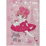 Блокнот ZiBi Little Miss Kids Line А-6, в клітинку, 64 листи, рожевий (ZB.12714-10) - Pampik