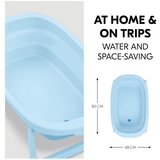 Розкладна ванна Hauck Wash N Fold M Light Blue (72702-7) - Pampik - 3