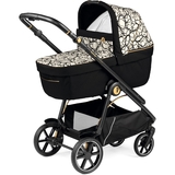Коляска Peg-Perego Veloce Grafic Gold, 3 в 1, золота з чорним (PACK-VEL31SL50RO01) - Pampik