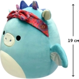 Мягкая игрушка Squishmallows Дракон в бандане, 19 см (SQCR04125) - Pampik - 4