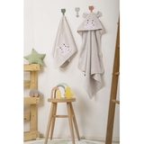 Уголок для купания Irya Hipo a.gri, 75х75 см, светло-серый (svt-2000022318082) - Pampik - 2