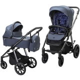 Універсальна коляска 2 в 1 Espiro Bueno 2022 303, темно-синя (205156) - Pampik