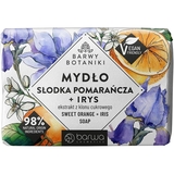 Мыло Barwa Barwy Botaniki Сладкий апельсин и ирис, 100 г - Pampik