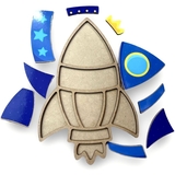 Пазл-вкладиш Аплі Краплі Ракета (СК-03) - Pampik - 2