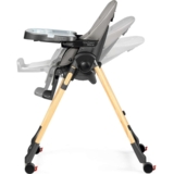 Стілець Peg-Perego Prima Pappa Follow Me Amblance Ice, преміум сірий (IH01000002BL73) - Pampik - 2