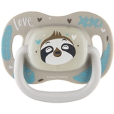 Силіконова симетрична пустушка Canpol babies Exotic Лінивець, сірий, 18+ міс. (34/922_leni) - Pampik