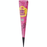 Хна в конусі для розпису тіла Golecha рожевий 25 г - Pampik