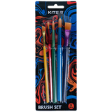 Набор кистей Kite синтетика №1, №4, №5, №6, №10 5 шт. (K21-332) - Pampik