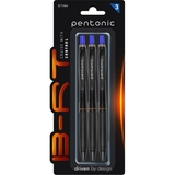 Набор шариковых автоматических ручек Lin Pentonic BRT, 0,7 мм, 3 шт. (412189) - Pampik