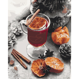 Картина за номерами ArtCraft Келих глінтвейну 40x50 см (12134-AC) - Pampik