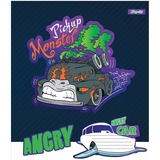Набор тетрадей 1 Вересня Angry car, в линию, 12 листов, 25 шт. (766279) - Pampik