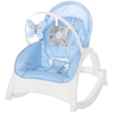 Шезлонг-гойдалка Lorelli Enjoy, блакитний (23903) - Pampik