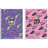 Коледж-блок Student, А4+, у клітинку, спіраль, 80 аркушів, фіолетовий (A4-080-6511K) - Pampik - 2