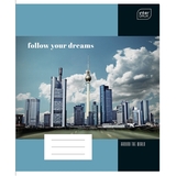 Набір учнівських зошитів Interdruk Premium City, лінія, А5+, 48 аркушів, 4 шт. (339508-4) - Pampik