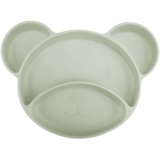 Силіконова тарілка на присосці Canpol Babies Ведмедик (51/401_gre) - Pampik