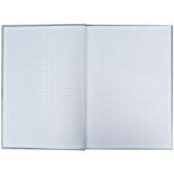 Книга записная Axent Freedom, A4, в клеточку, 96 листов, серая (8422-550-A) - Pampik - 3