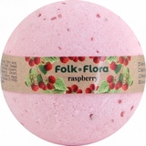 Бомбочка для ванни Folk & Flora Малина 130 г - Pampik