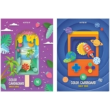 Картон кольоровий Kite односторонній А4, 10 аркушів, 10 кольорів (K23-1255) - Pampik - 4