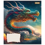Набор тетрадей общих 1 Вересня Dragon, А5, в косую линию, 12 листов, 25 шт. (766299) - Pampik - 2