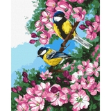 Набір для розпису по номерах Ідейка Нерозлучна пара, 40х50 см (KHO4486) - Pampik