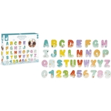 Набір для купання Janod Цифри та букви, 36 елементів (J04709) - Pampik - 2